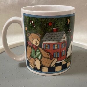 Vintage Susan Winget Holiday toys Christmas Mug